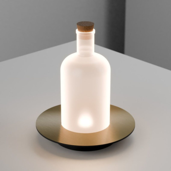 Amacords, Qamar Akku Tischleuchte kupfer