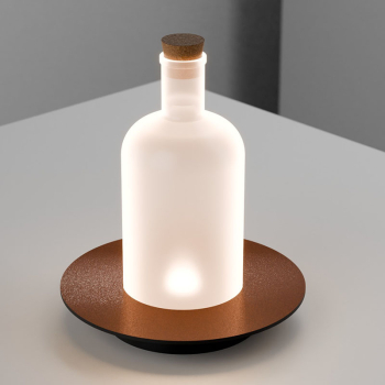 Amacords, Qamar Akku Tischleuchte kupfer