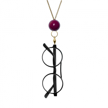 Ana e alex Eyesonoff, necklace, Glasses Chain Boule purple