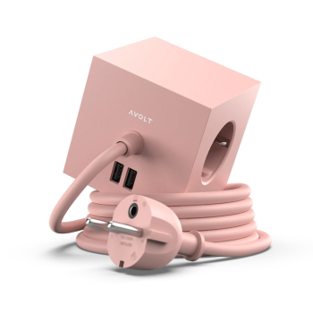 Avolt Square 1, Multi Charging cube, old pink