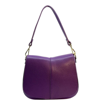 Shoulder Bag Lara purple, front