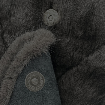 Tote Amalia faux fur braun, Magnetverschluss