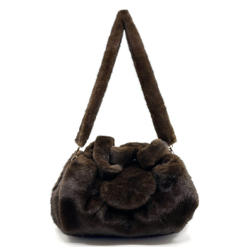 Preview: Tote Amalia faux fur braunhaengend