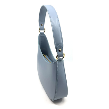 Vimoda Schultertasche Sandy leder hellblau, seite