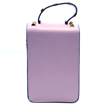 Preview: Vimoda SAKARI mini shoulder bag, back view, several bags on their chains side by side