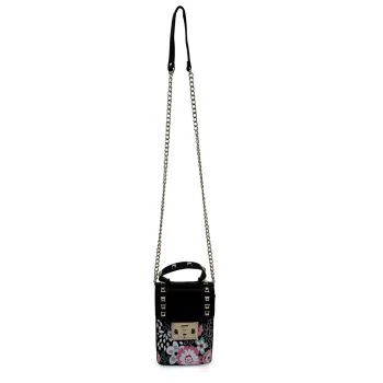 Preview: Vimoda SAKARI mini shoulder bag hanging from its chain, several views