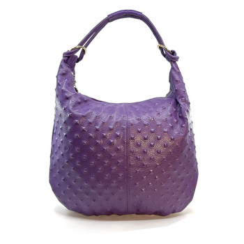 Shoulder Bag EMILIA purple, front