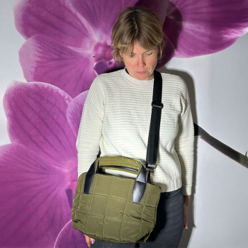 Preview: Tote Bag, Honoria Thermolite kaki, style crossbody