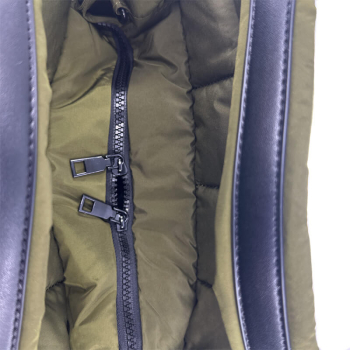 Tote Handtasche, Honoria, Thermolite kaki,, Zipper