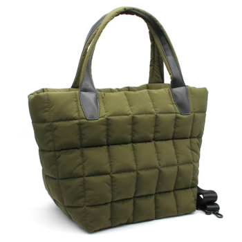 Tote Handtasche, Yonina, Thermolite kaki ,side gurt