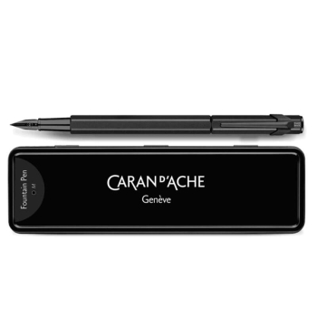 Preview: Caran d'Ache, Füllfederhalter, 849 black code, schwarz, box