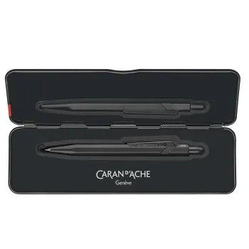Preview: Caran d'Ache pens 849 ball point black code, gift box open