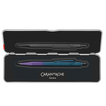 Preview: caran d ache 849 Kugelschreiber caran d Ache 849 ballpoint Claim Your Style 3 violett Klapp etui
