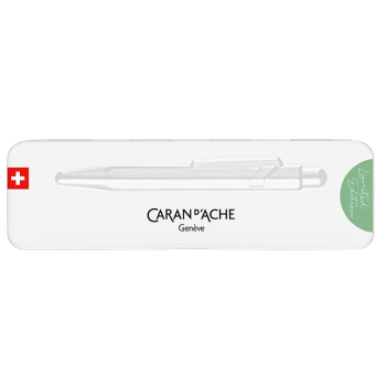 Preview: caran d ache 849 Kugelschreiber caran d Ache 849 ballpoint Claim Your Style 4 claygreen, Metallbox von vorn