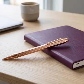 Preview: Caran d'Ache, Kugelschreiber, Ecridor Chevron, rosegold, style