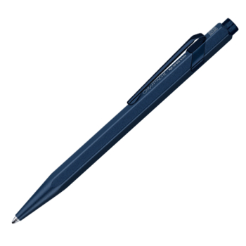 Caran d'Ache, Kugelschreiber,849, Nespresso Sonderedition, matt blau, mit Kapseln