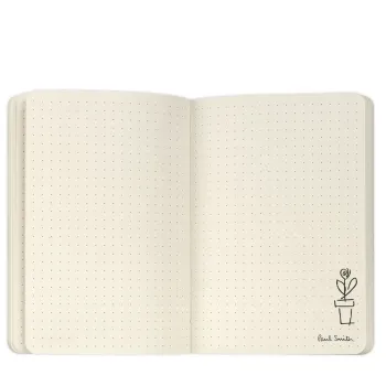 Preview: Caran d'Ache, Notizbuch A6 Paul Smit edit 5, dotted, schwarz, open