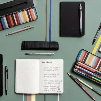 Preview: Caran d'Ache, Notizbuch A6 Paul Smit edit 5, dotted, schwarz, range