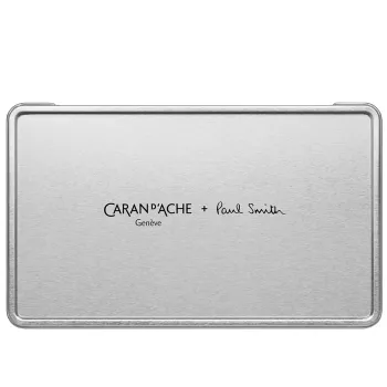 Caran d'Ache, Kugelschreiber Ecridor Paul Smith Edit 5, silber,  giftbox2