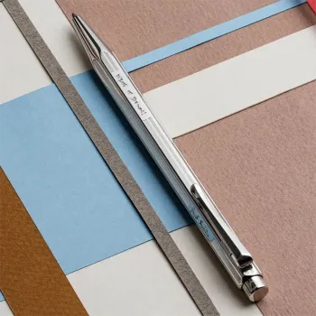 Preview: Caran d'Ache, Kugelschreiber Ecridor Paul Smith Edit 5, silber, style 1