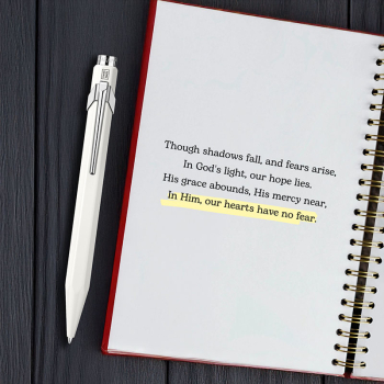 Caran d'Ache, Rollerball 849, weiss, style