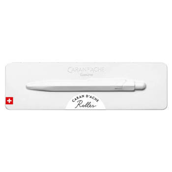 Preview: Caran d'Ache, Rollerball 849, weiss, Slim case zu