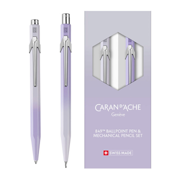 Caran d'Ache, Set 849 Kugelschreiber+Minenhalter Blooming Lavender, flieder