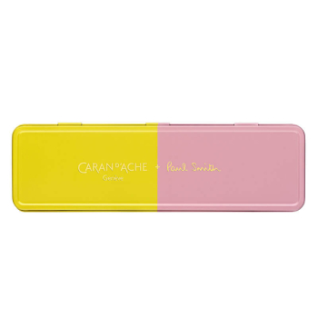 Preview: caran d ache 849 Kugelschreiber designed von Paul Smith 4 Edit in chartreuse | rose , Geschenkverpackung zu