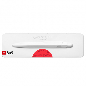 caran d ache 849 Kugelschreiber caran d Ache 849 ballpoint Claim Your Style 3 scarlet red, Metallbox von vorn