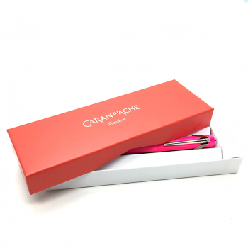 Caran d'Ache, Füllfederhatler 849, neon pink, mit Geschenkverpackung