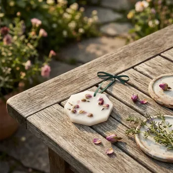 Carrière-Frères, BOTANICAL PALETS Damask rose , Duftanhänger, style Garten