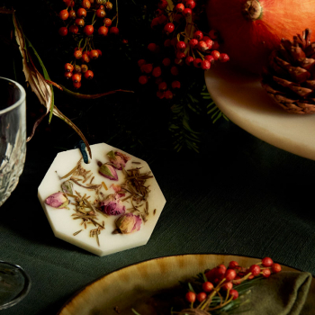 Preview: Carrière-Frères, BOTANICAL PALETS Siberian Pine & Winter Rose, Duftanhänger, style