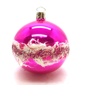 Christborn Weihnachtskugel Mulberry pink