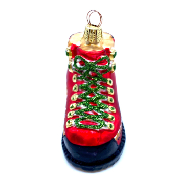 Preview: Christborn Weihnachtsanhänger Wanderschuh rot,top