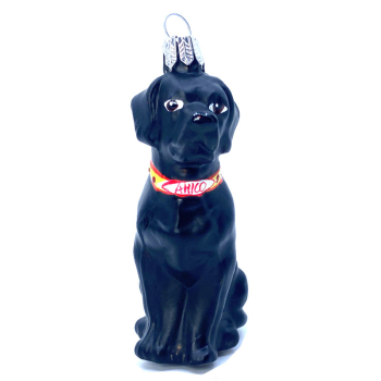 Christborn christmas decoration Labrador, front