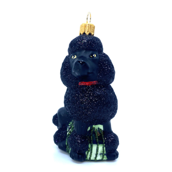 Christborn Weihnachtsanhänger Pudel, front