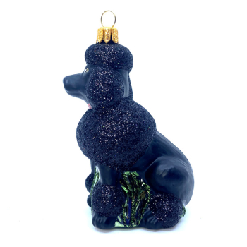 Christborn Weihnachtsanhänger Pudel, Rückseite