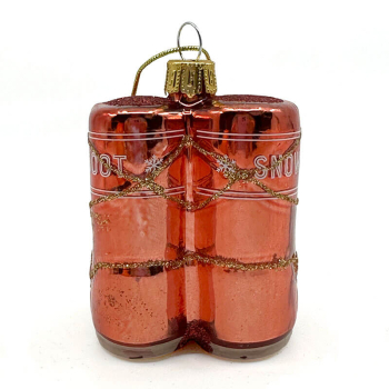 Christborn Chrismas decoration Moonboots red, back