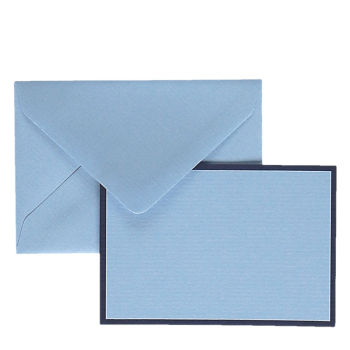 Crown Mill Cards Set A7 Bi-Color blue-darkblue