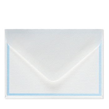 Crown Mill Cards Set A7 Bi-Color white-iceblue