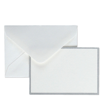Crown Mill Cards Set A7 Bi-Color white-silvernk