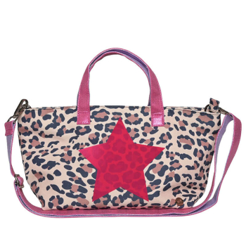 Cute Stuff, Shopper S, Leo Star,, braun, Neon Pink