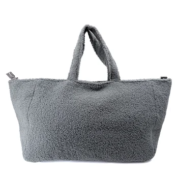 Preview: Rückseite des Cute Stuff Shoppers M in Rock Grau