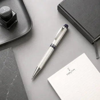 Preview: Delta, mechanical pen, Profili, blue, sterling silver, style