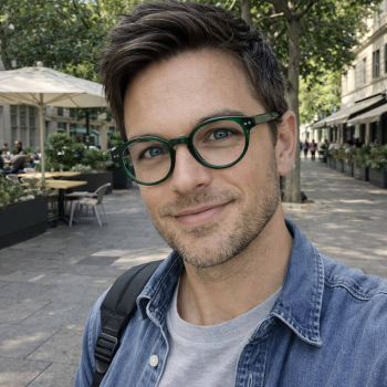 Preview: Doubleice Lesehilfe Bond grün, Männermodel