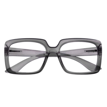 Preview: Doubleice reading glasses Flow grey, front