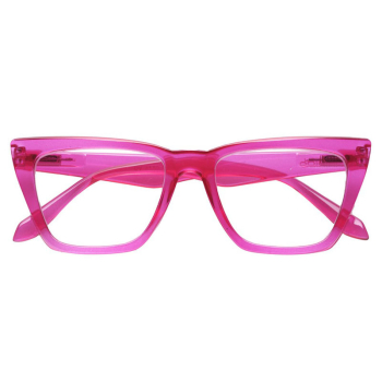 Preview: Doubleice reading glasses fuchsia pink, front