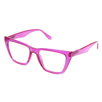 Doubleice reading glasses Diva fuchsia pink, side