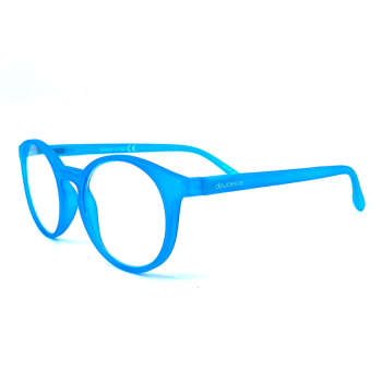 Doubleice reading glasses Cocktail blue lagoon, side
