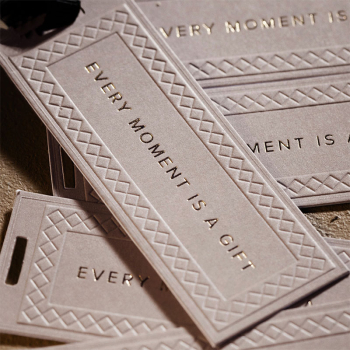 Preview: Gift Tags, kit colour Every Moment is a gift embossing, style